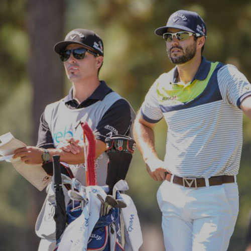 Cruz and PGA pro talking